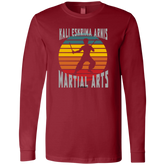 Kali Eskrima Arnis Martial Arts BL Unisex Jersey Long Sleeve T-Shirt